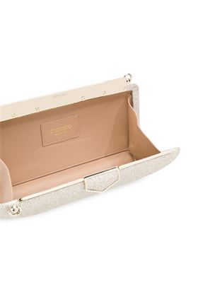 shimmering Ellipse clutch Jimmy Choo | ELLIPSEDGZPLATINUMICE